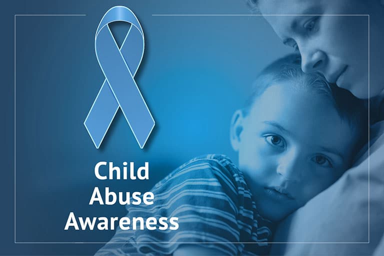 Child abuse awareness month.